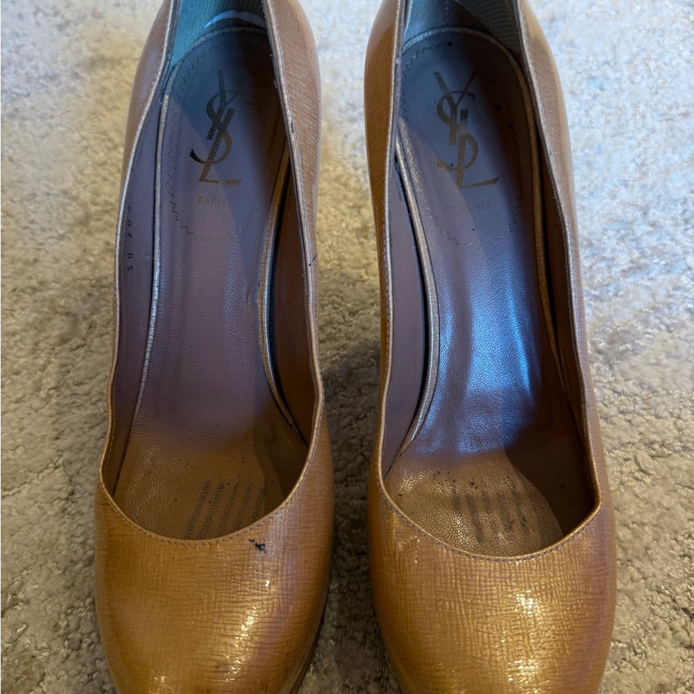 Yves Saint Laurent Women's Brown Heels
